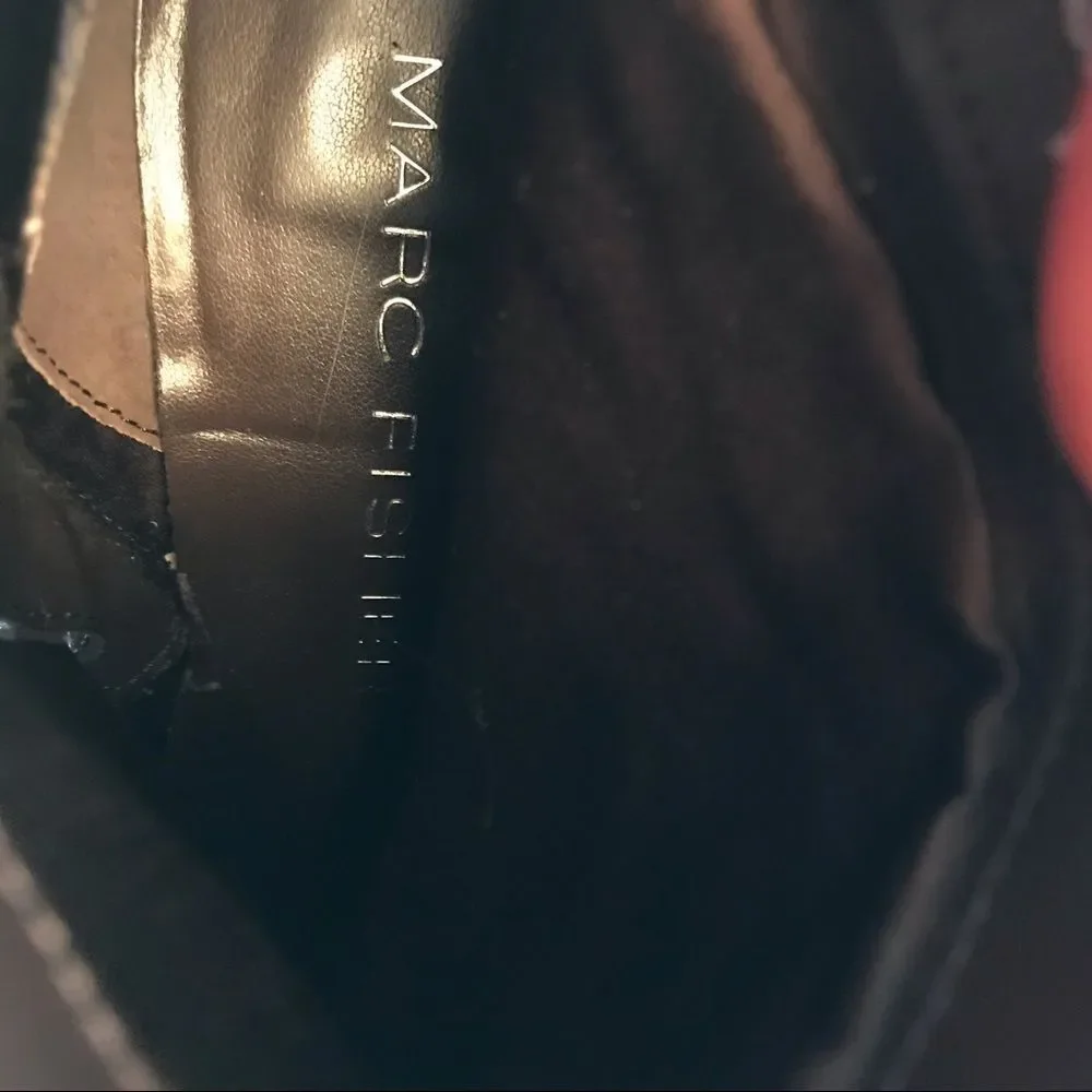 Marc Fisher Vallay 4 Brown Ankle Booties Sz 9